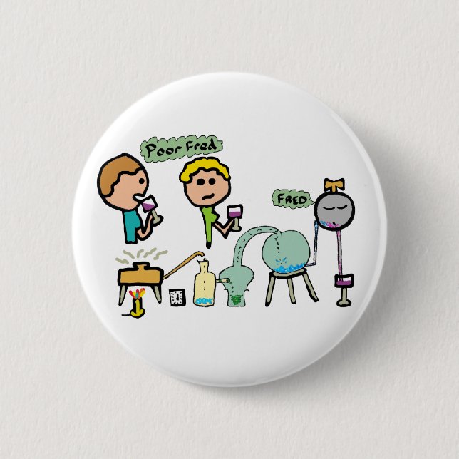 Badge Rond 5 Cm Science amusante (Devant)