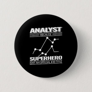Badge Rond 5 Cm Science des données Analyste de données Technologi