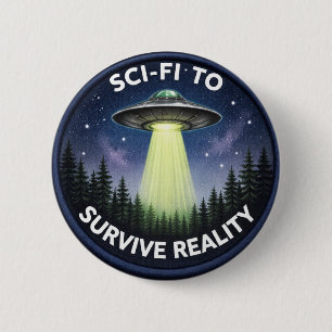 Badge Rond 5 Cm Science-fiction