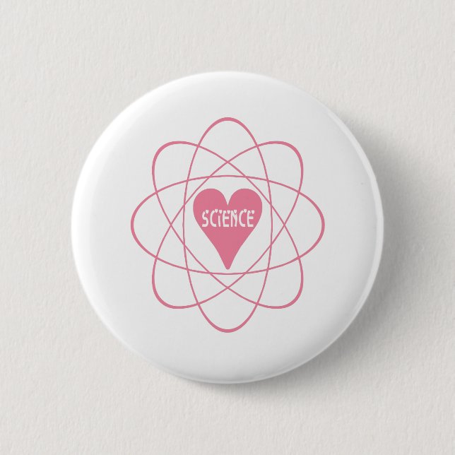 Badge Rond 5 Cm Science Heart cadeau valentine (Devant)
