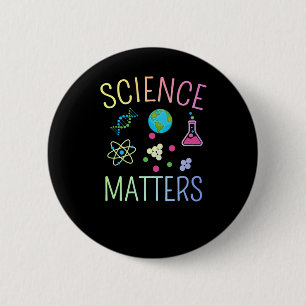 Badge Rond 5 Cm Science S - Drôle Sticker de jeu de mots