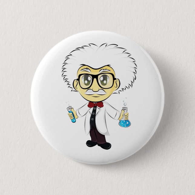 Badge Rond 5 Cm Scientifique (Devant)