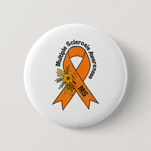 Badge Rond 5 Cm Sclérose en plaques SEP Sensibilisation Sclérose e