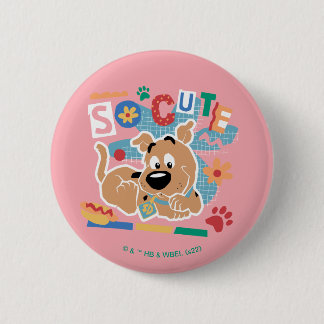 Badge Rond 5 Cm Scooby-Doo | Baby Scooby-Doo So migny