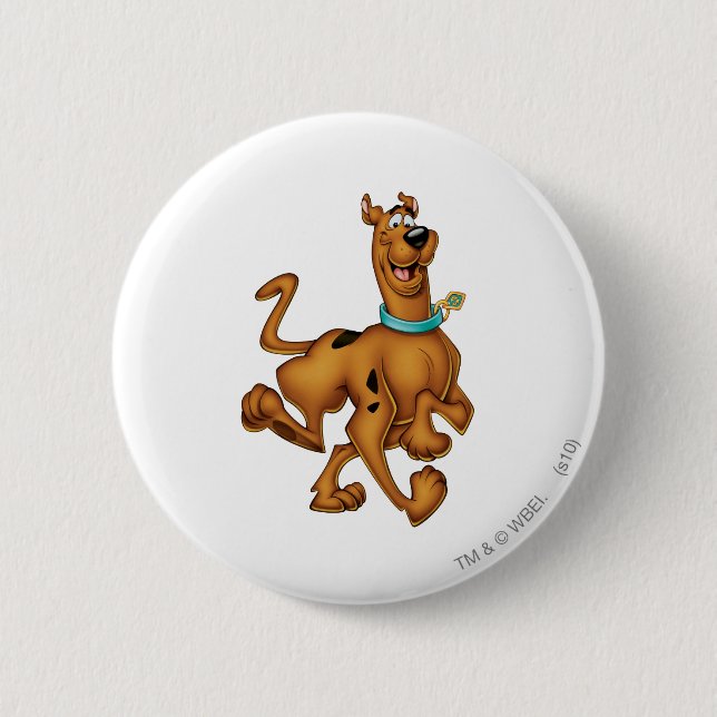 Badge Rond 5 Cm Scooby-Doo Joyeuse Marche (Devant)