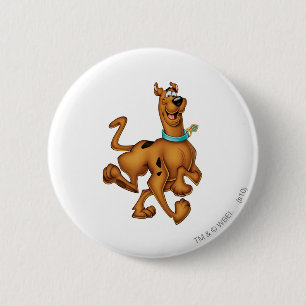Badge Rond 5 Cm Scooby-Doo Joyeuse Marche