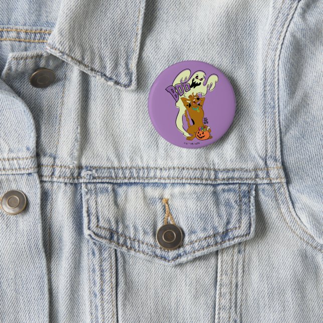 Badge Rond 5 Cm Scooby-Doo | Scooby-Doo Boo (En situation)