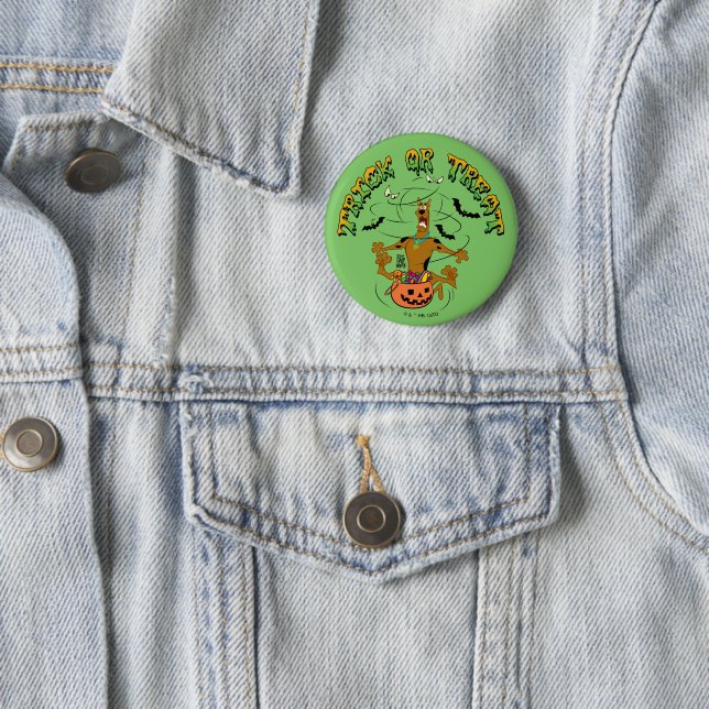 Badge Rond 5 Cm Scooby-Doo | Trick of Treat (En situation)