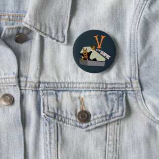 Badge Rond 5 Cm Scooby-Doo | V est pour Vampire