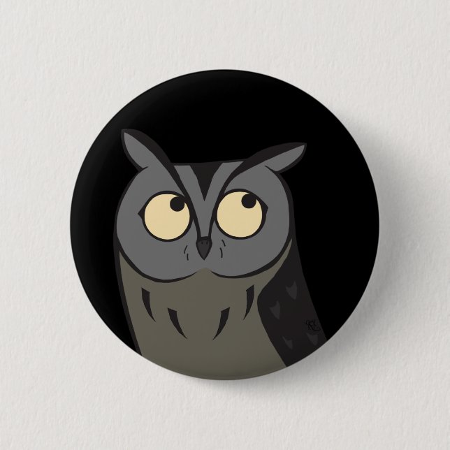 Badge Rond 5 Cm Scops colleté (Devant)