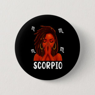 Badge Rond 5 Cm Scoro Femme Noire Verrouillée Prière Chrétienne Zo