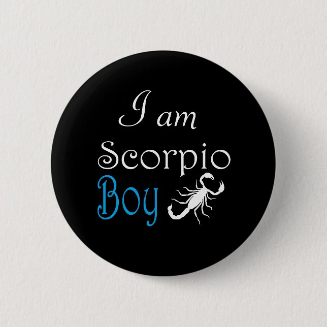 Badge Rond 5 Cm Scorpio (Devant)