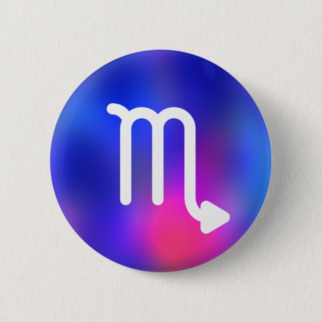 Badge Rond 5 Cm Scorpio (Devant)