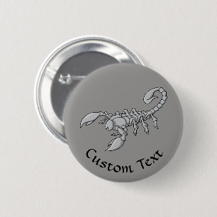 Badge Rond 5 Cm Scorpion icon