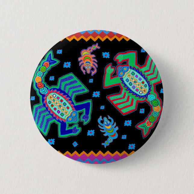 Badge Rond 5 Cm Scorpions sud-ouest sur mon mur (Devant)