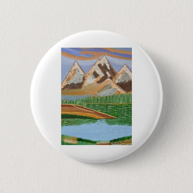 Badge Rond 5 Cm Scottish Highlands 3 (Devant)