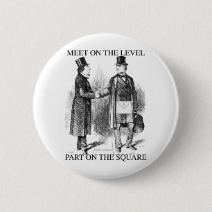 Badge Rond 5 Cm Se réunir de maçons