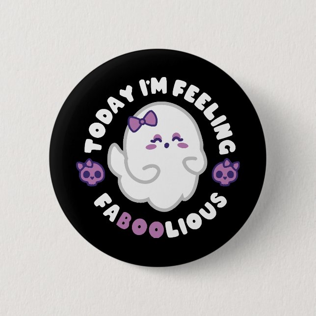 Badge Rond 5 Cm Se sentir fabuleux (Devant)