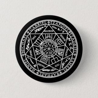 BADGE ROND 5 CM SEAL OF THE SEVEN ARCHANGELS