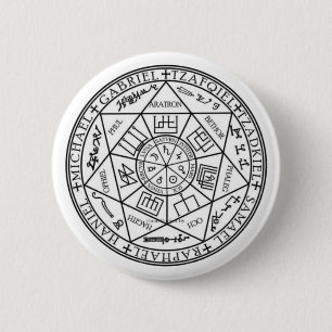 Badge Rond 5 Cm Seal of the Seven Archangels