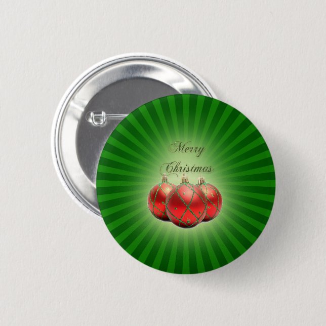 Badge Rond 5 Cm Season's Greetings Button (Devant & derrière)