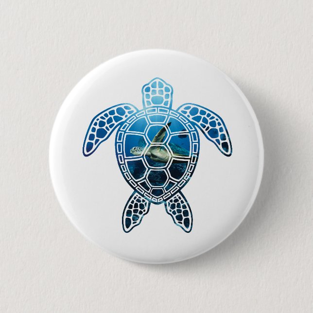 Badge Rond 5 Cm seaturtle-2 (Devant)