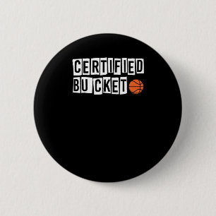 Badge Rond 5 Cm Seau Certifié - Louveur De Basket