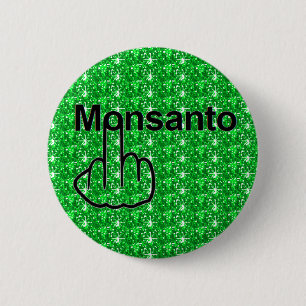 Badge Rond 5 Cm Secousse de Monsanto de bouton