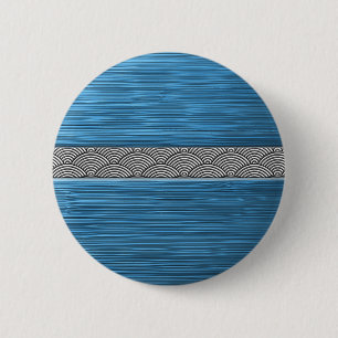 Badge Rond 5 Cm seigai turquoise