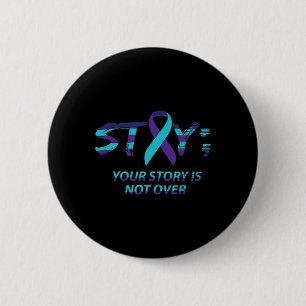 Badge Rond 5 Cm Séjour Semicolon Sensibilisation au suicide Santé