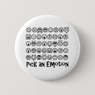 Badge Rond 5 Cm Sélectionnez une émotion