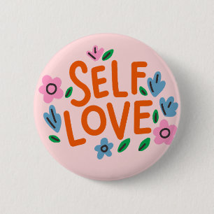 Badge Rond 5 Cm Self Love Valentine Day