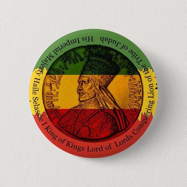 Badge Rond 5 Cm Séllassie I Pin (Devant)