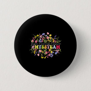 Badge Rond 5 Cm Semaine d'appréciation de l'équipe Mtss Professeur
