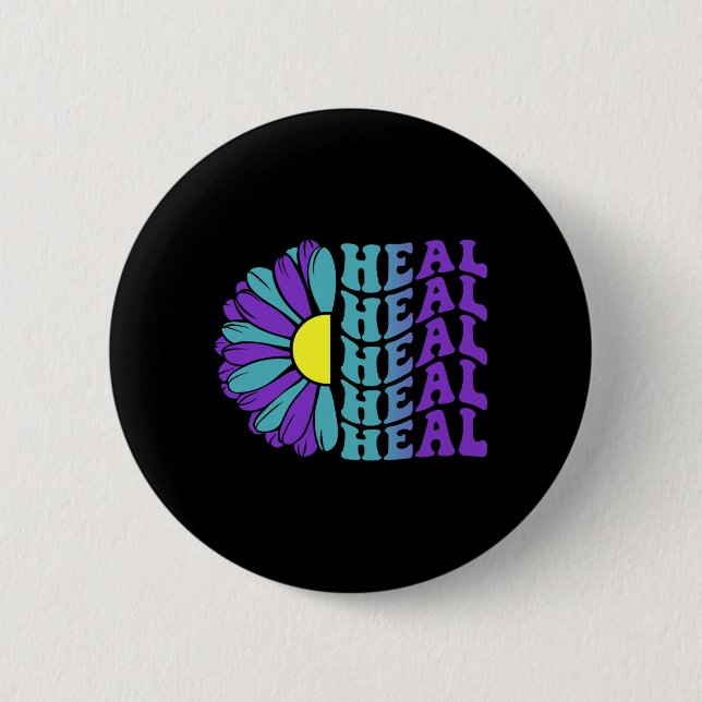 Badge Rond 5 Cm Semaine de prévention du suicide (Devant)