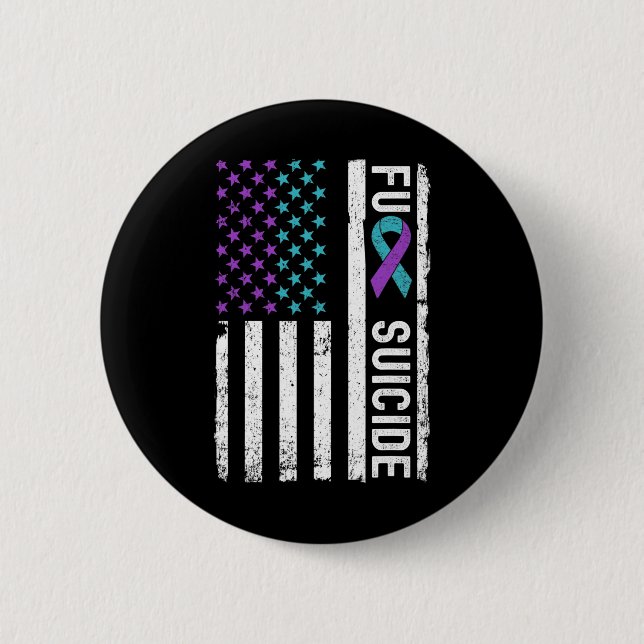 Badge Rond 5 Cm Semaine de prévention Mois de sensibilisation Drap (Devant)