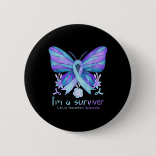 Badge Rond 5 Cm Semaine de sensibilisation à la prévention du suic