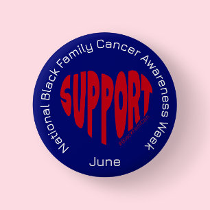 Badge Rond 5 Cm Semaine nationale de sensibilisation au cancer dan