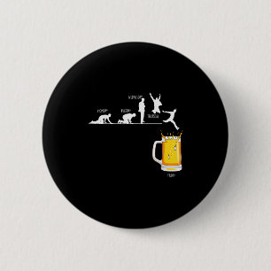 Badge Rond 5 Cm Semaine Vendredi Week-end Bière Alcool Fête Vacanc
