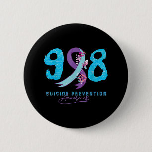 Badge Rond 5 Cm Semicolon Dépression Prévention Suicide Sensibilis