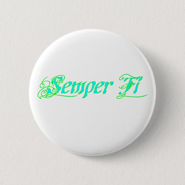 Badge Rond 5 Cm Semper Fi (Devant)