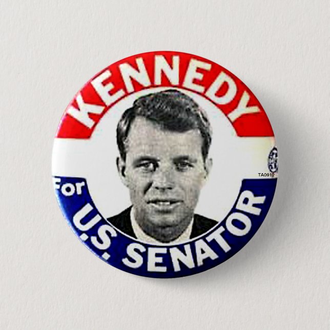 Badge Rond 5 Cm Sénateur de RFK - bouton (Devant)