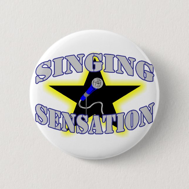 Badge Rond 5 Cm Sensation de chant (Devant)