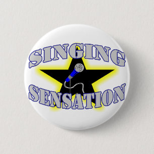 Badge Rond 5 Cm Sensation de chant