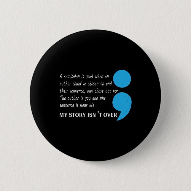 Badge Rond 5 Cm Sensibilisation à la dépression (Devant)