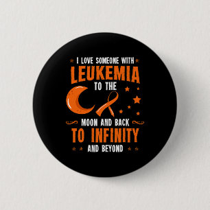 Badge Rond 5 Cm Sensibilisation à la leucémie Cancer du sang Moell