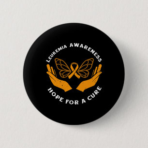 Badge Rond 5 Cm Sensibilisation À La Leucémie Espoir Pour Un Cance