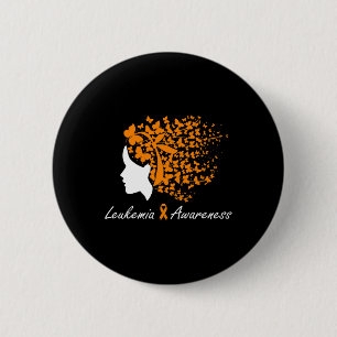 Badge Rond 5 Cm Sensibilisation à la leucémie - Femmes Papillons C