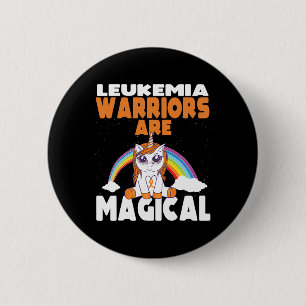 Badge Rond 5 Cm Sensibilisation à la leucémie mignon Magique Unico