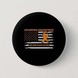 Badge Rond 5 Cm Sensibilisation à la leucémie Nous combattons le c